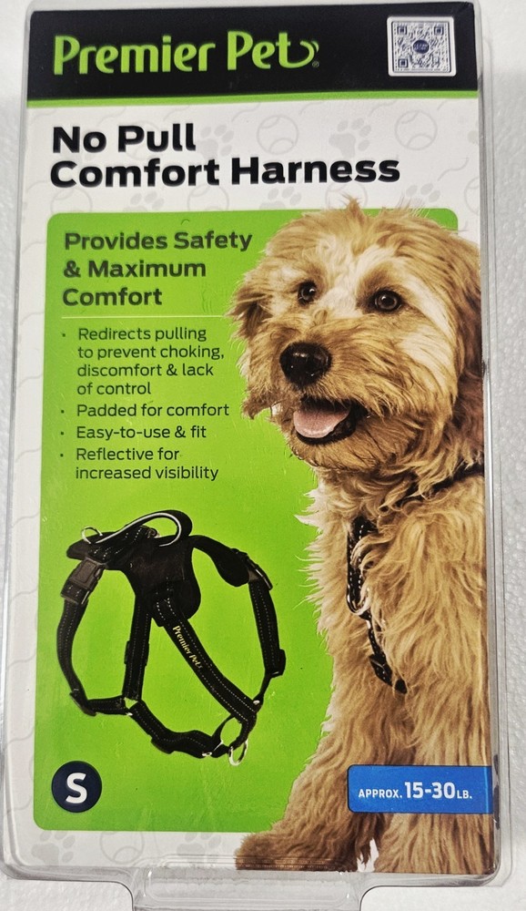 Premier Pet No Pull Comfort Harness Size Small 15-30 lbs. 18-25” Girth