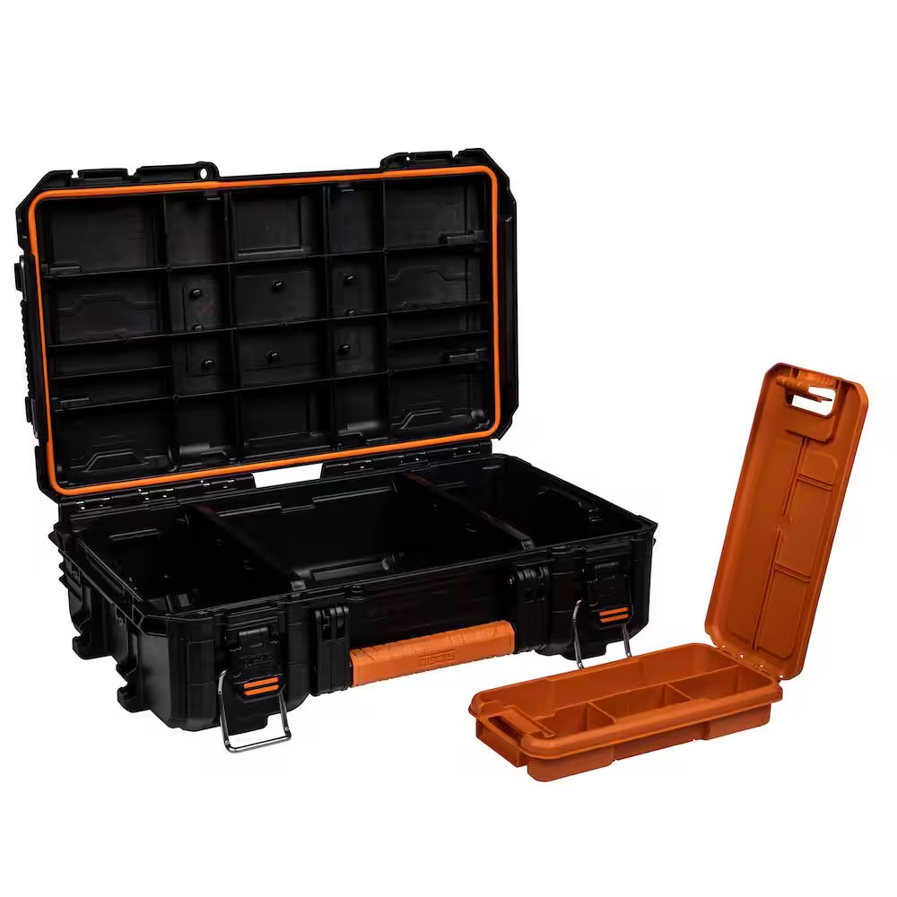 Pro Gear System Gen 2.0 Stackable XL Tool Box, Durable Power Tool Case, and Comp