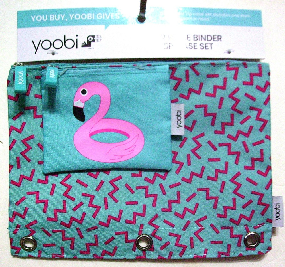 YOOBI 3 RING BINDER ZIP CASE