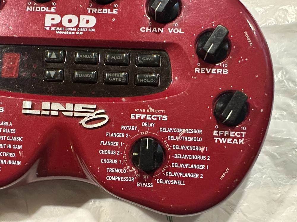 Line 6 POD 2.0 Multi-Effects Guitar Effect Pedal