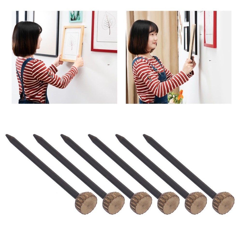 50 Pcs Hanging Hardware Heavy Duty Picture Hooks Frame for Device