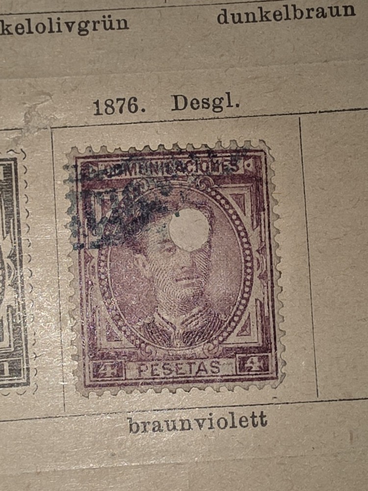 Foreign Spanien 4c Stamp Used - #I213