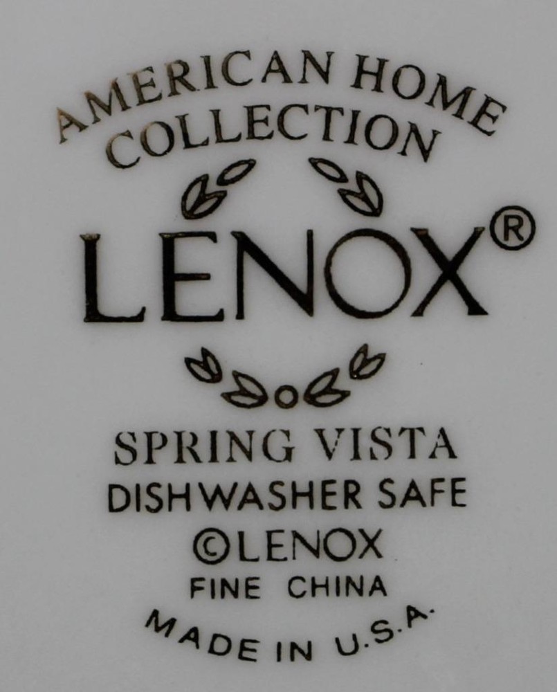 Lenox SPRING VISTA 5 Piece Place Setting GREAT CONDITION