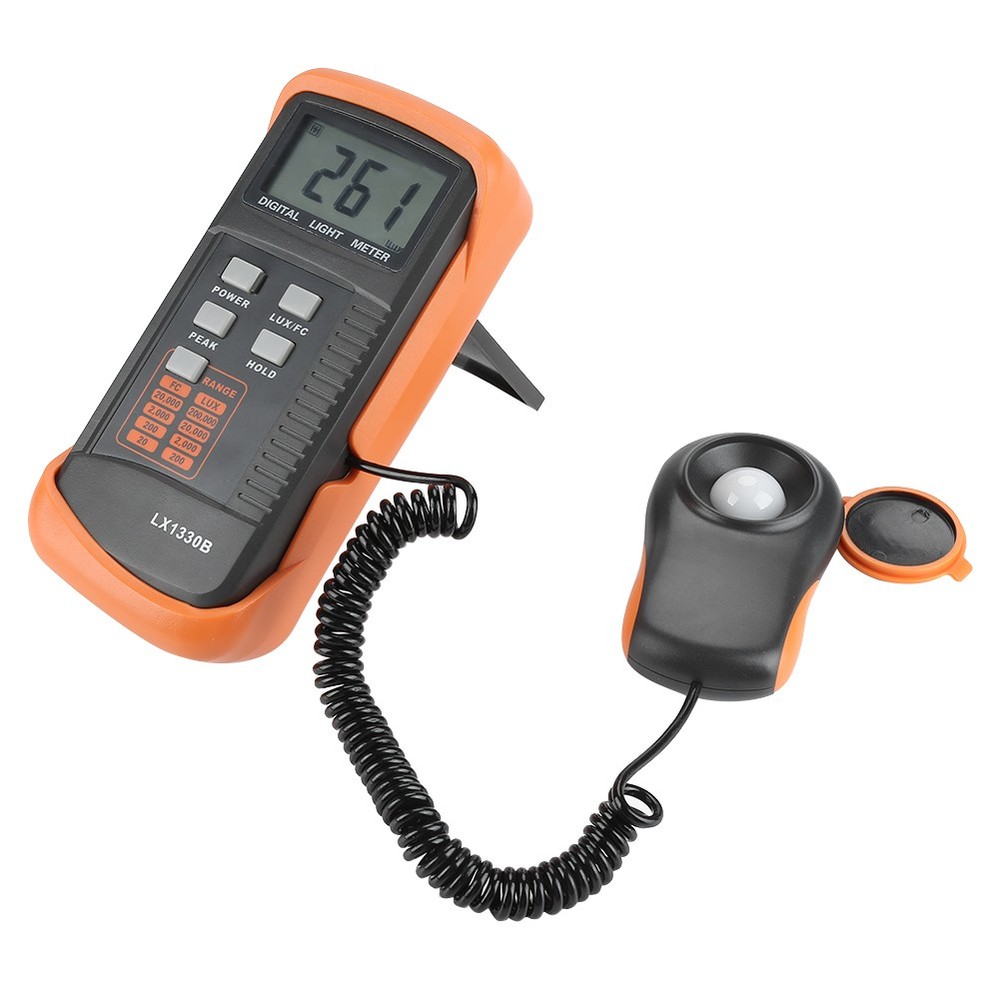 LX1330B Digital Luxmeter LCD Light Meter 0-200 000 Testing New