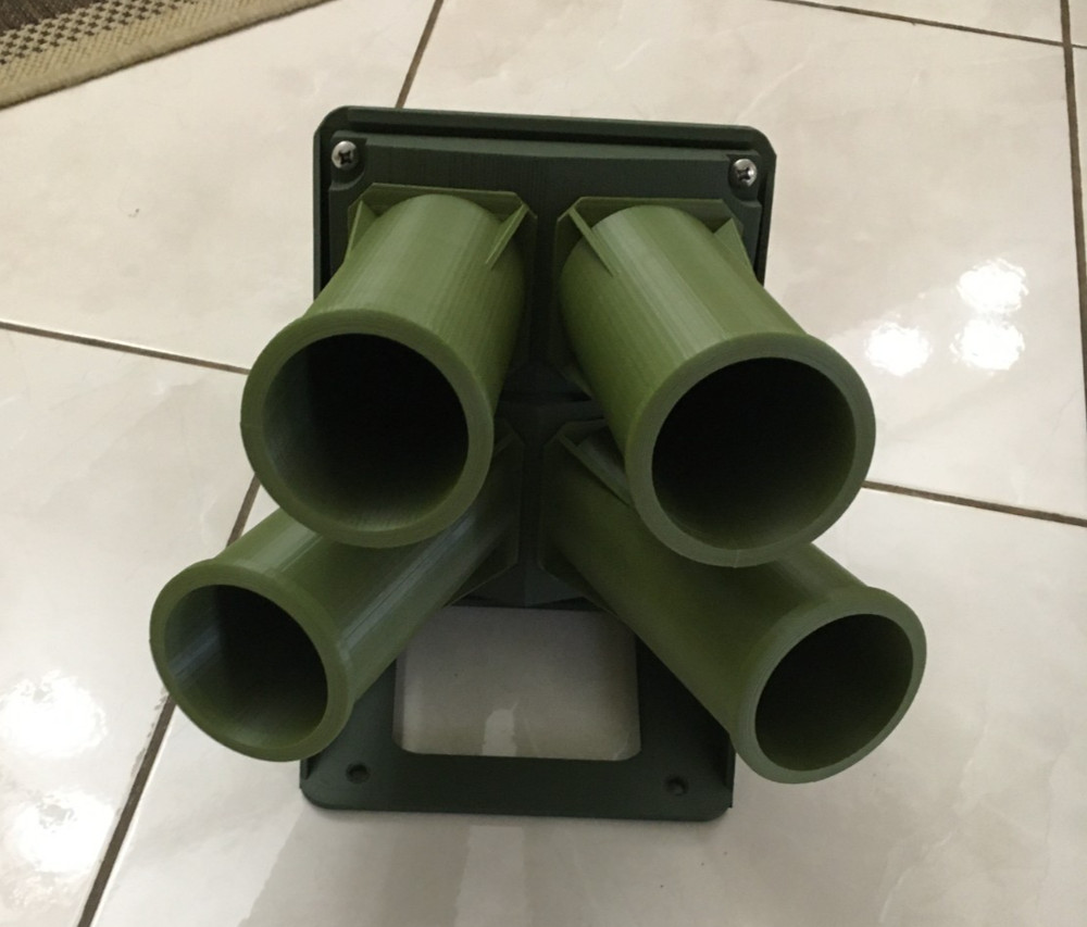 Humvee LVOSS 3D replica with 3D bracket