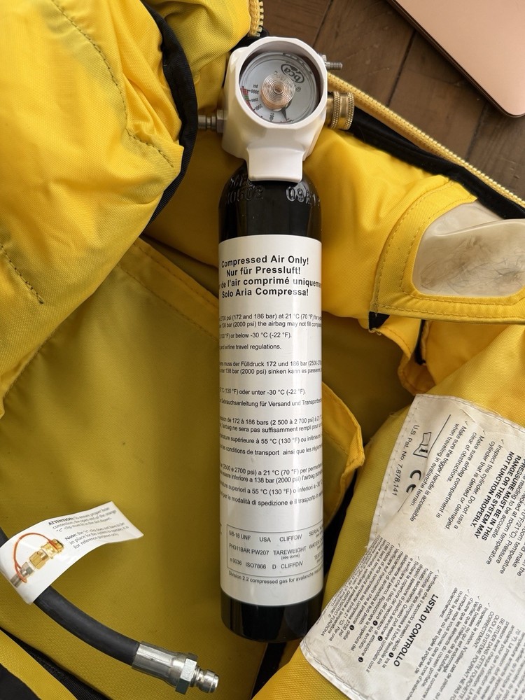 BCA Float 22 Avalanche Backpack with Empty Cylinder