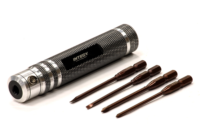 Type II 4-Way Screw Driver #1 & #2 Phillips & Flat Head 2 Sizes