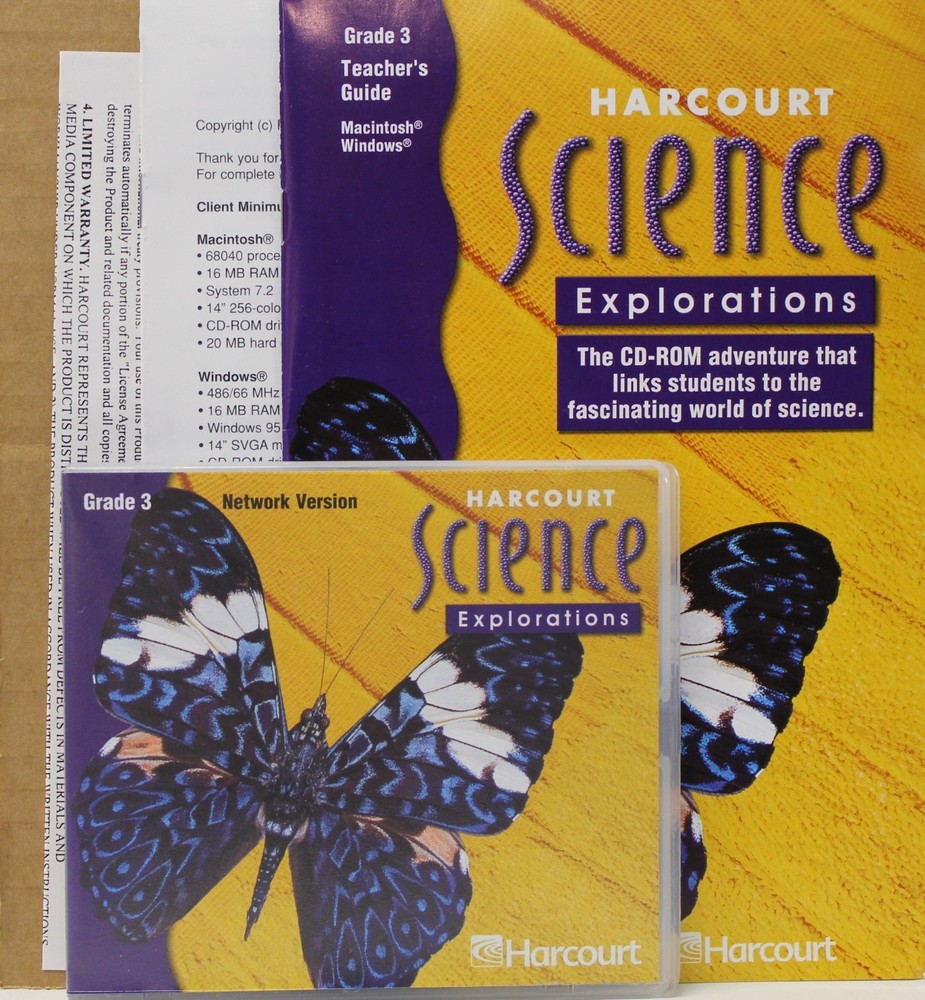 Harcourt Science Explorations Cd-ROM & Teacher Guide Package For Grade 3