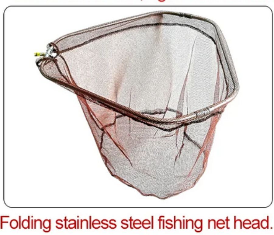 98.43" Telescopic Stainless Gaff with option hook or net or both