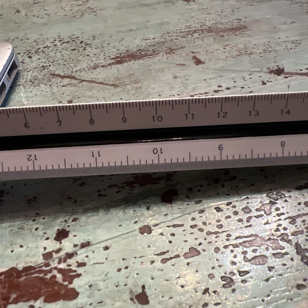 Alvin 247P 12" Triangular Drafting Engineer Scale Ruler Tri-Color EUC