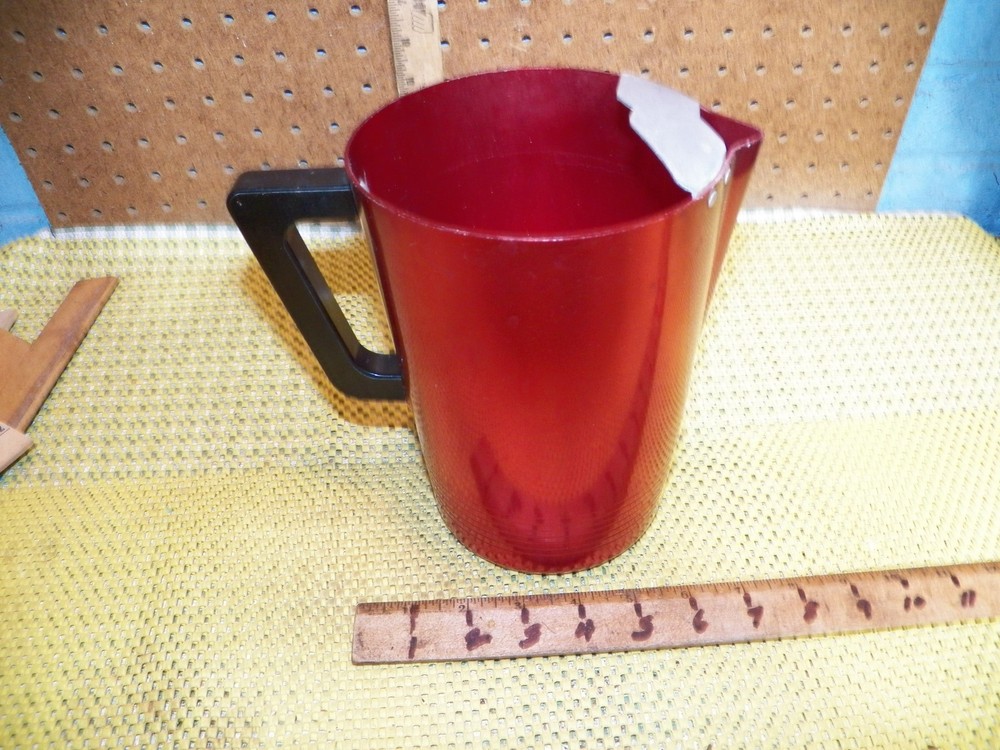 Vintage REGAL Red Anodized Aluminum Pitcher