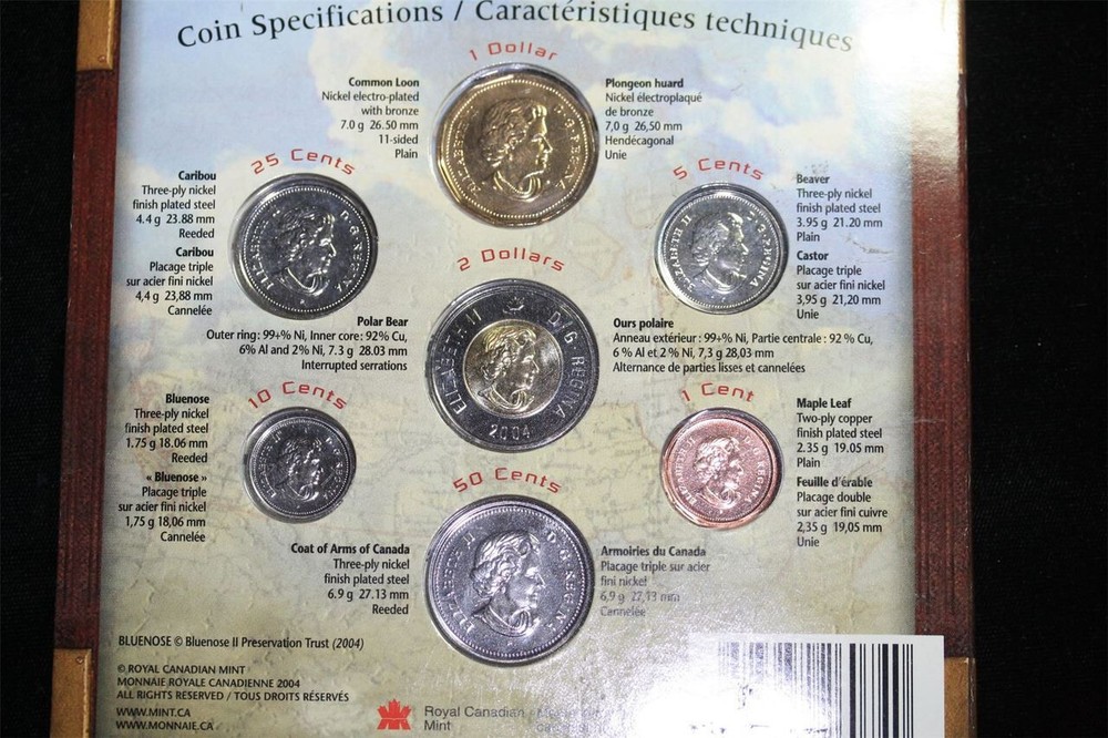 2004 CANADIAN CONGRATULATIONS COIN SET