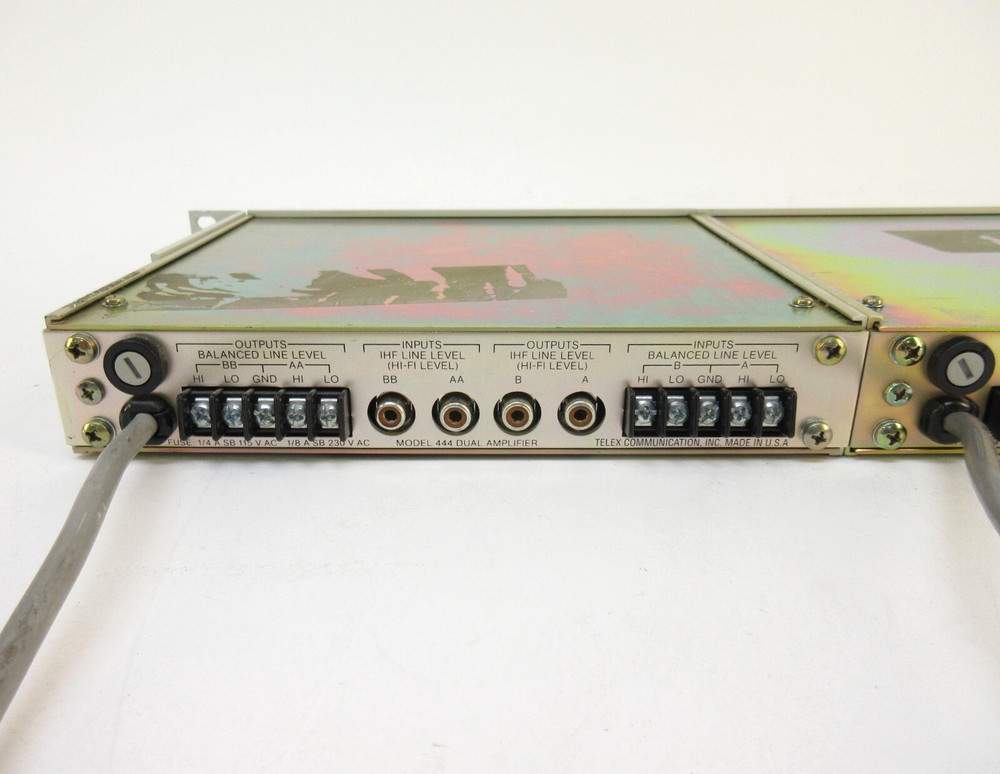 2x RTS Systems 444 Dual Buffer Amplifier Rack Mountable - Made in USA