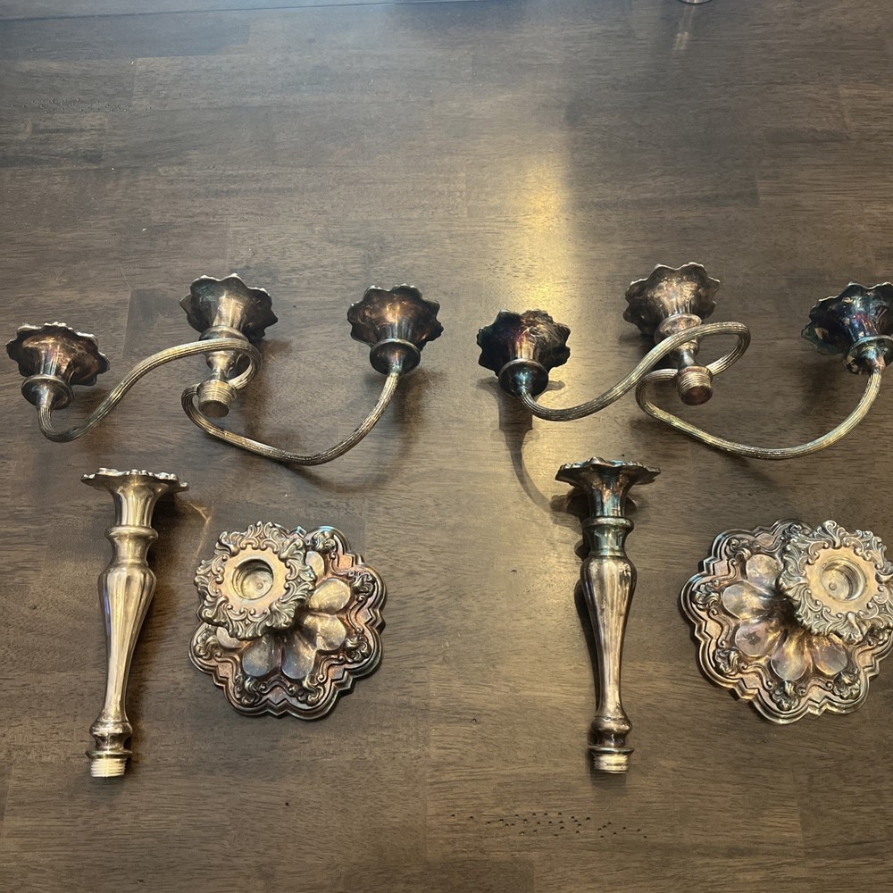 Antique Candlesticks (believed Sterling)