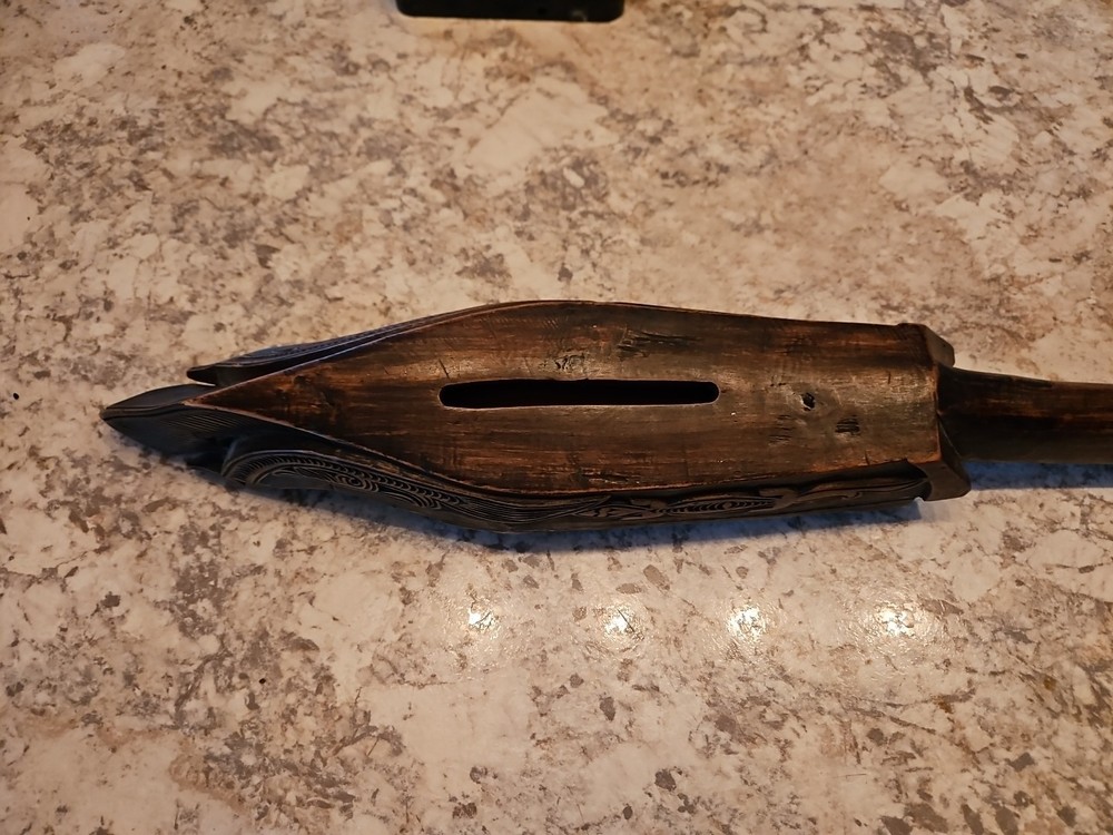 Hasapi Lute wood 2 string musical instrument