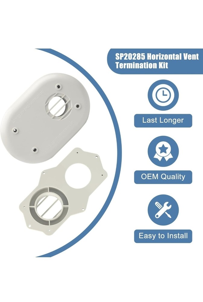 SP20285 Horizontal Vent Termination Kit for Tankless Gas Water Heater
