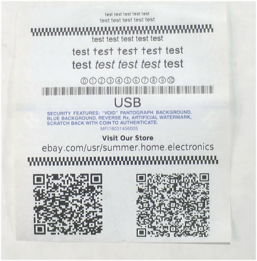Barely Used Star Micronics TSP800II TSP847II USB Receipt Printer White