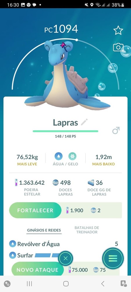 Lapras ( Blanche-themed accessory  ) Pokemon Go