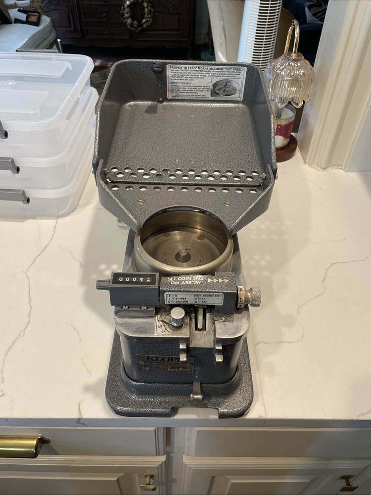 Klopp Coin Counter, Electric, Model CE,