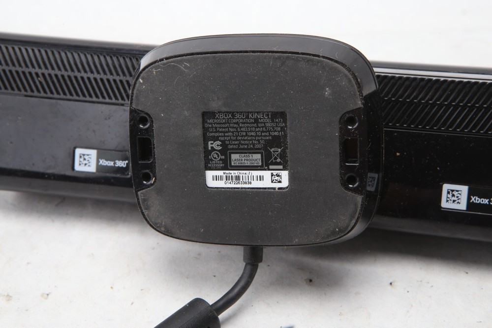 Microsoft 1414 Xbox 360 Kinect Sensor Bar Only - Black - Tested Working L22