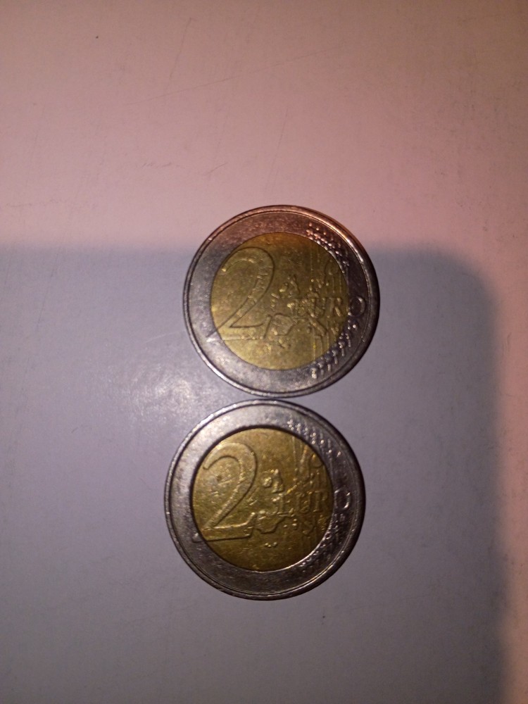 2 Euro (Two) Coins- With Errors - 2002 And 2006. Will Make Deal For Both.