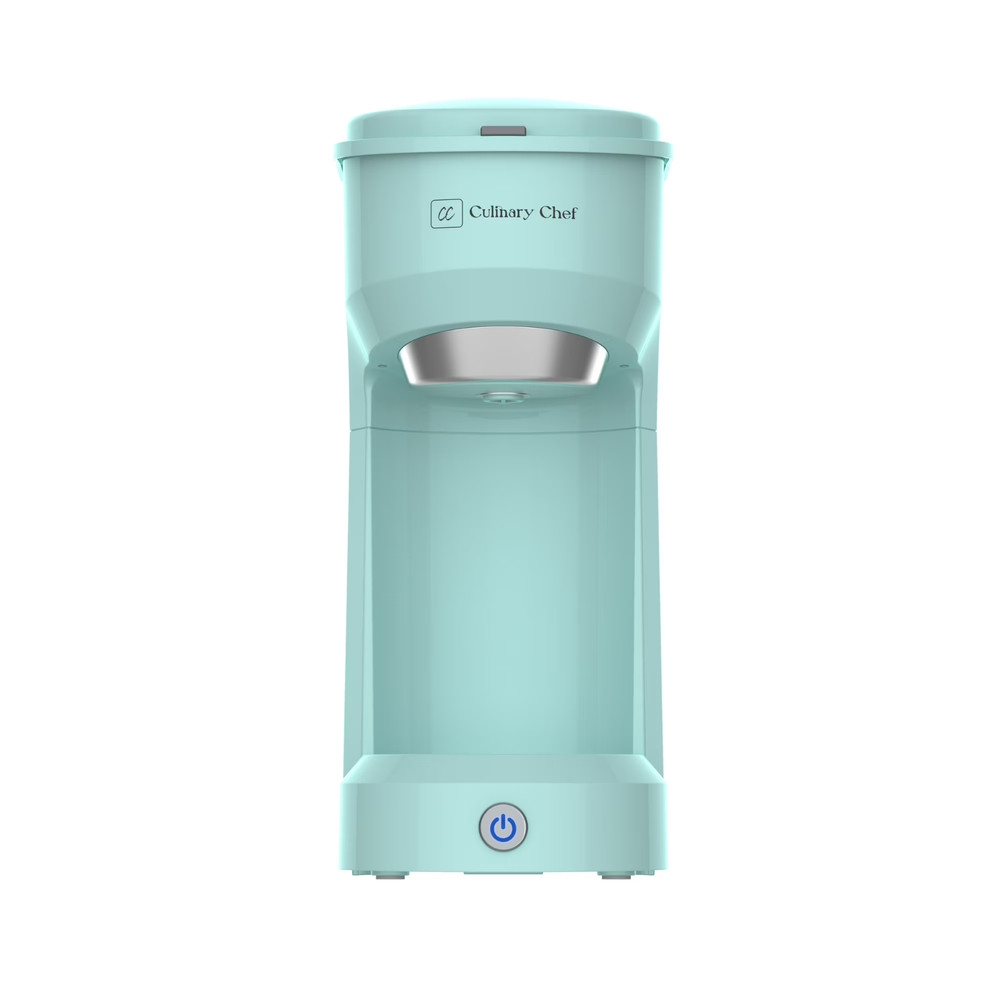 Single Serve Coffee Maker One Cup Brewer Compact Countertop Mint Green