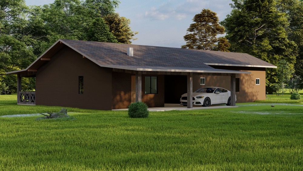 23' x 69 '  Ft House Home Building Plan With AutoCAD File & 3D Visualization