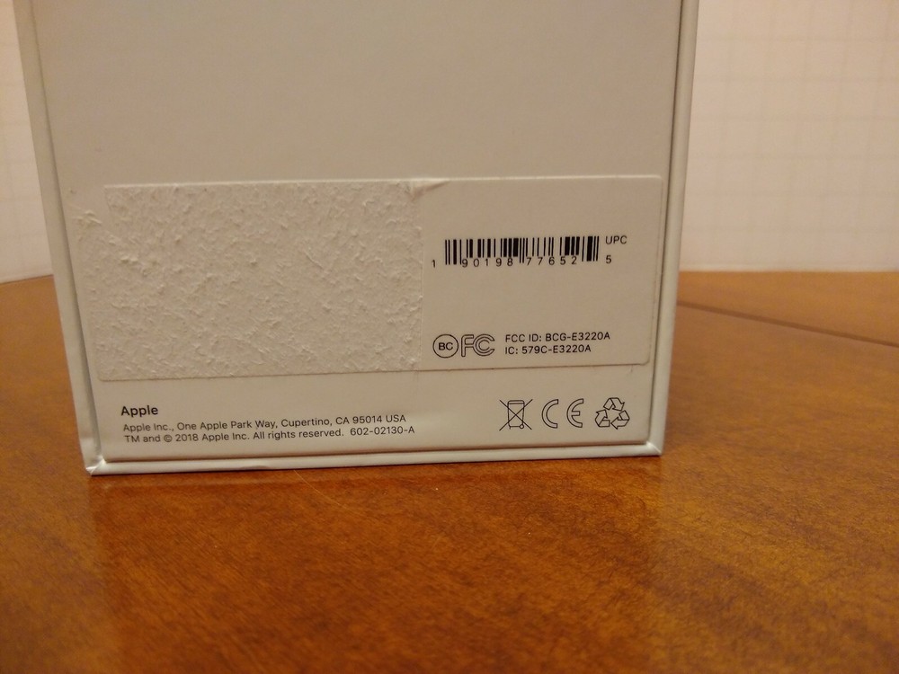 Apple IPhone XR 128Gb EMPTY BOX ONLY with Apple Stickers Inserts INCLUDED
