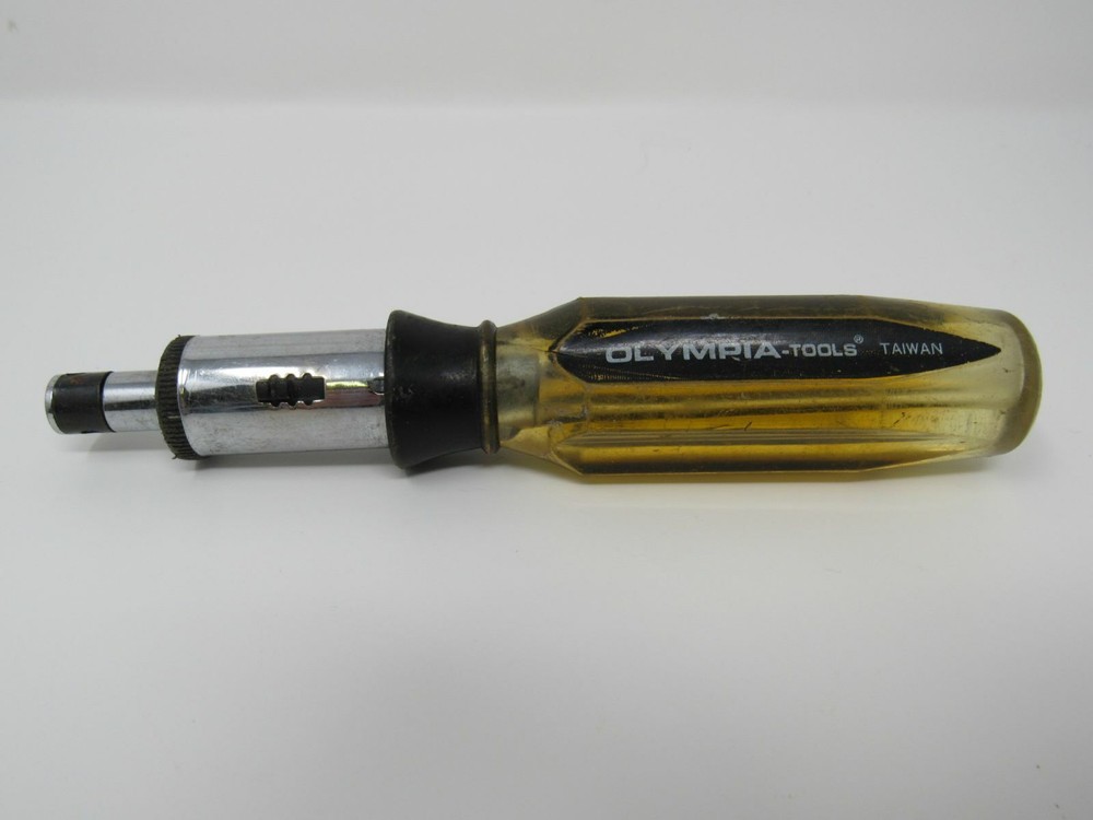 Olympia Tools Adjustable Socket Screwdriver 6-1/2-in 1/4-in 6 Point Tip Vintage