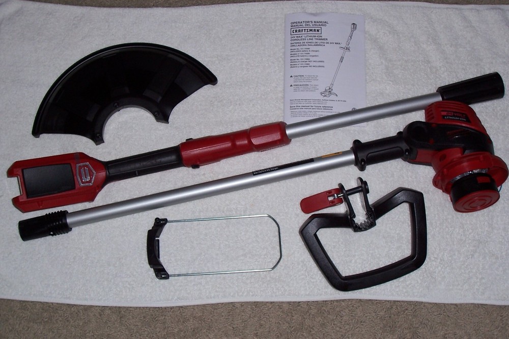 CRAFTSMAN 24v 24 Volt Max Lithium 12" Cordless String Trimmer Edger 50227 NEW