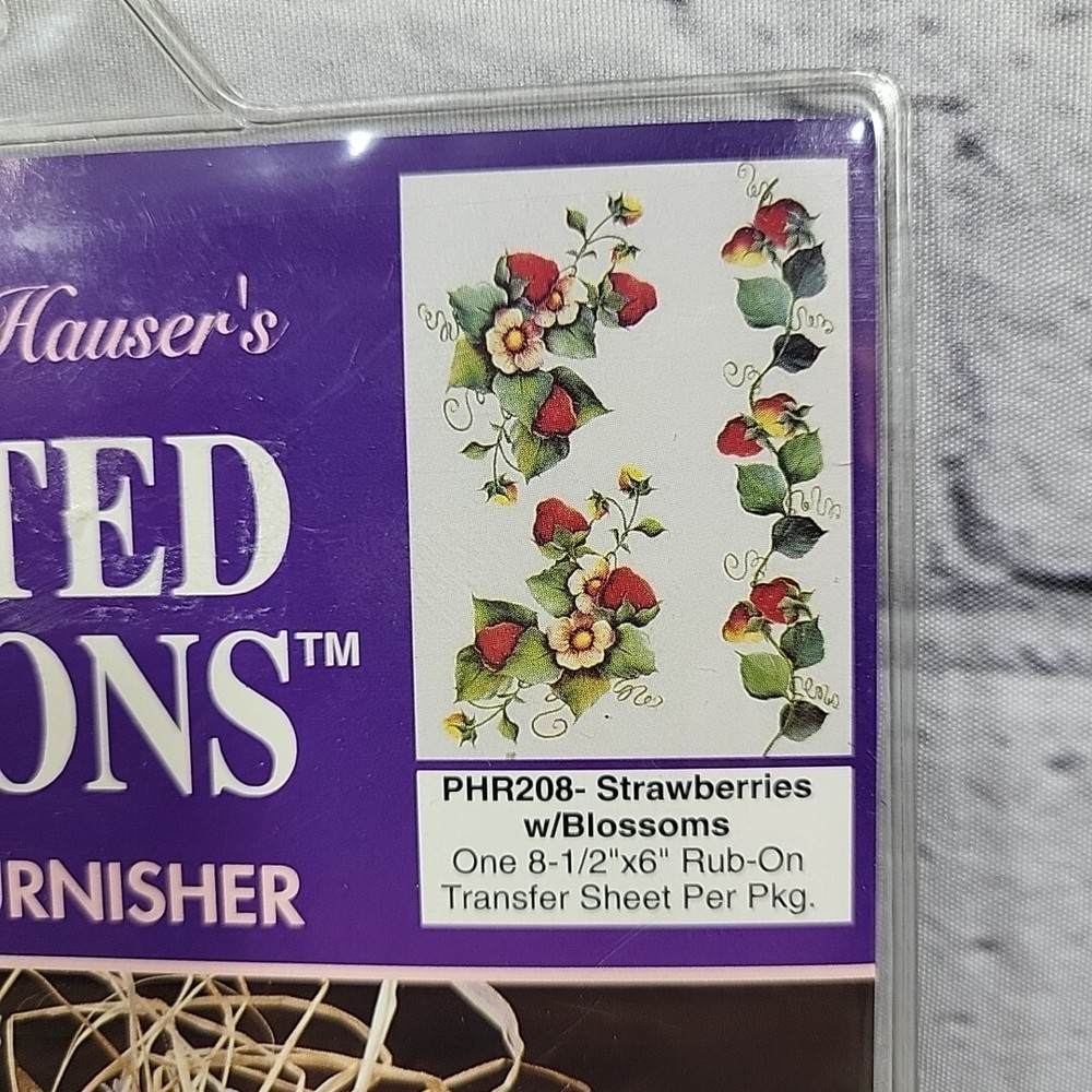 Priscilla Hauser Painted Impressions Rub-On Transfer Strawberries