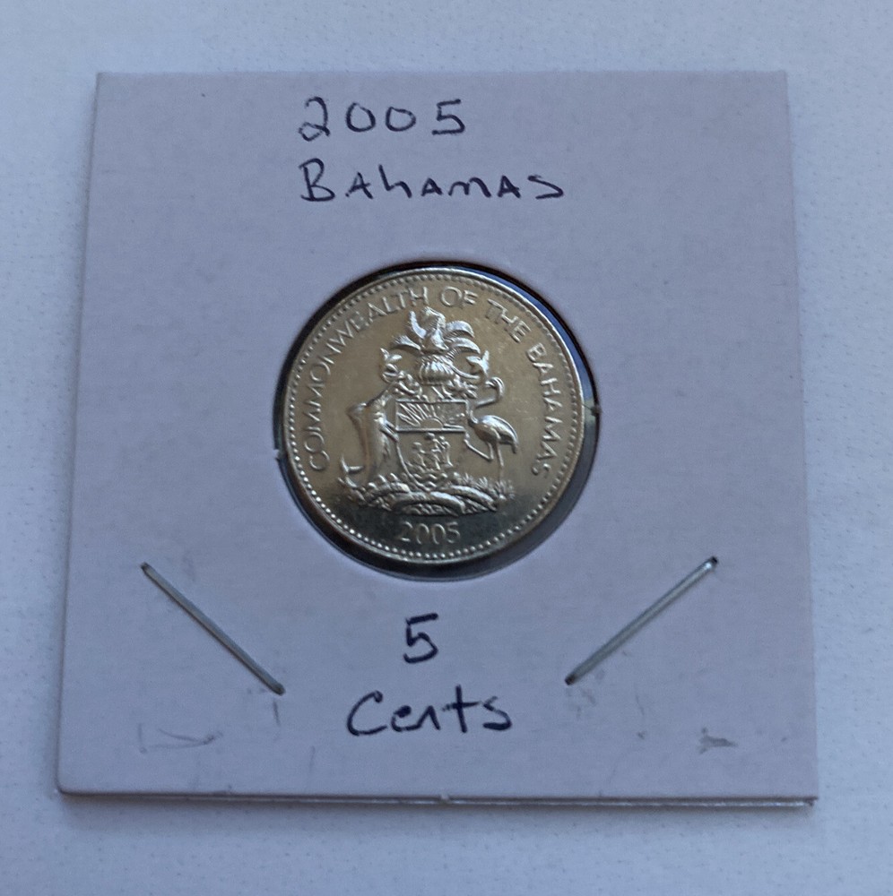 2005 Bahamas 5 Cents Coin  B9
