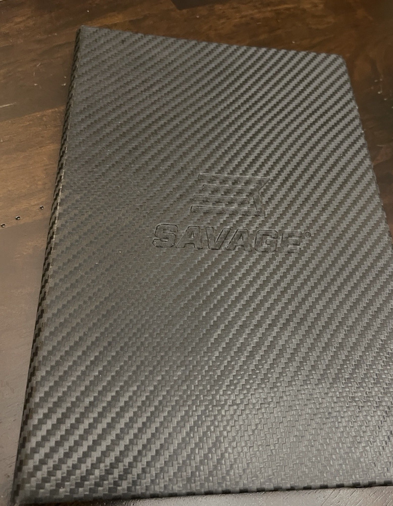 Savage Firearm Journal Note Lined Pages Unique Hunting shooting planner