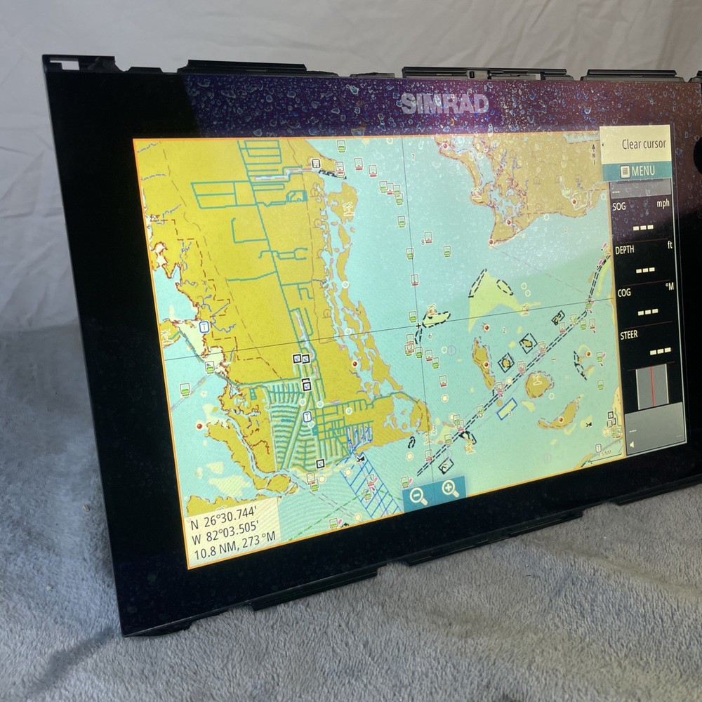 Simrad NSS12 Evo2 12" Touchscreen MFD Chartplotter Head Unit With Power Cord