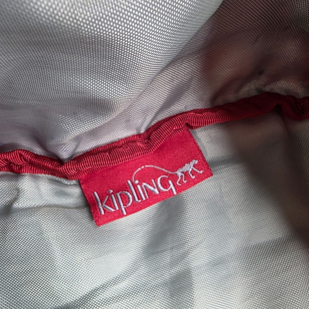 Kipling Seoul Backpack Multiple Pockets Red 16" x 13" - READ