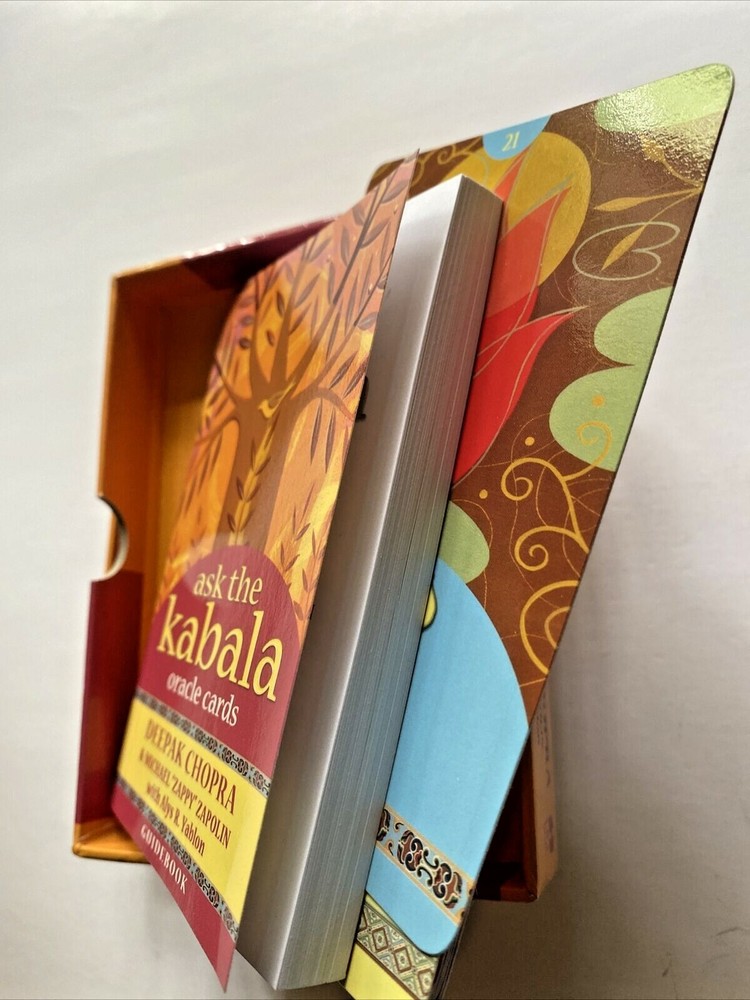 Ask The Kabala Oracle Cards Deepak Chopra 2006 Boxed Set Pre-owned