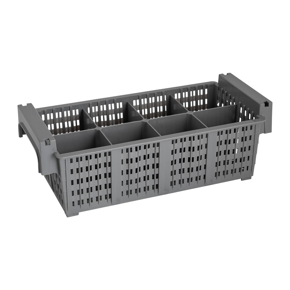 2 Pcs Flatware Dishwasher Basket Silverware Cutlery Washing Basket with Handle