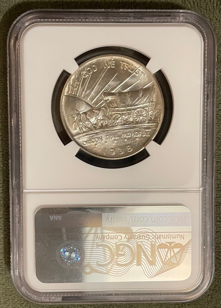 1938-p Ms-67 Oregon Trail Commemorative Half