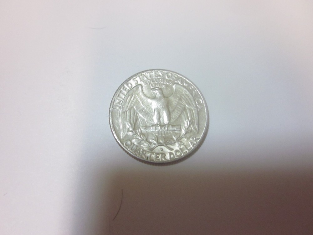 1964 D Washington Silver Quarter 90% Silver