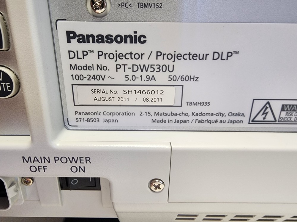 Panasonic LCD Projector PT-EW530 WXGA LCD Projector