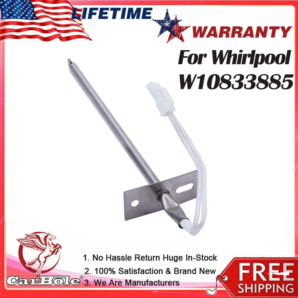 Fits Whirlpool W10833885, W10586204 Replacement Range Oven Temperature Sensor