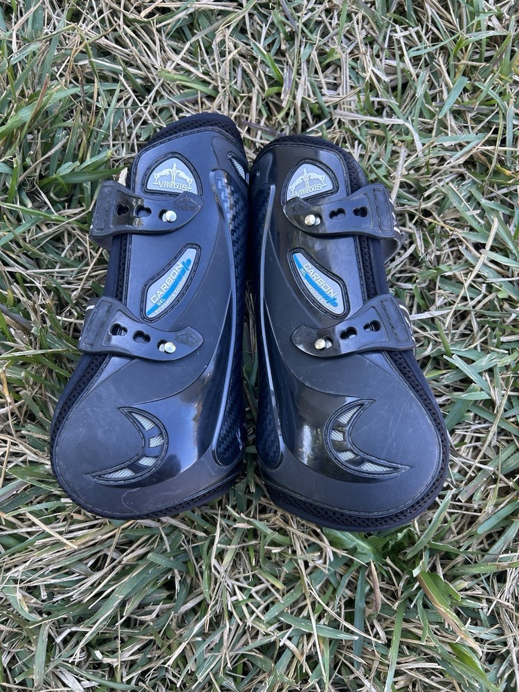 Veredus Carbon Gel Vento Open Front Boots Black Size Medium