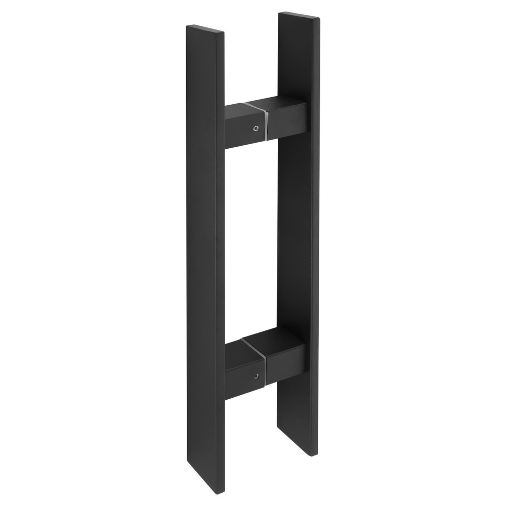 Stainless Steel Double Sided Push Pull Door Handle, H-shaped Door Pull Handle