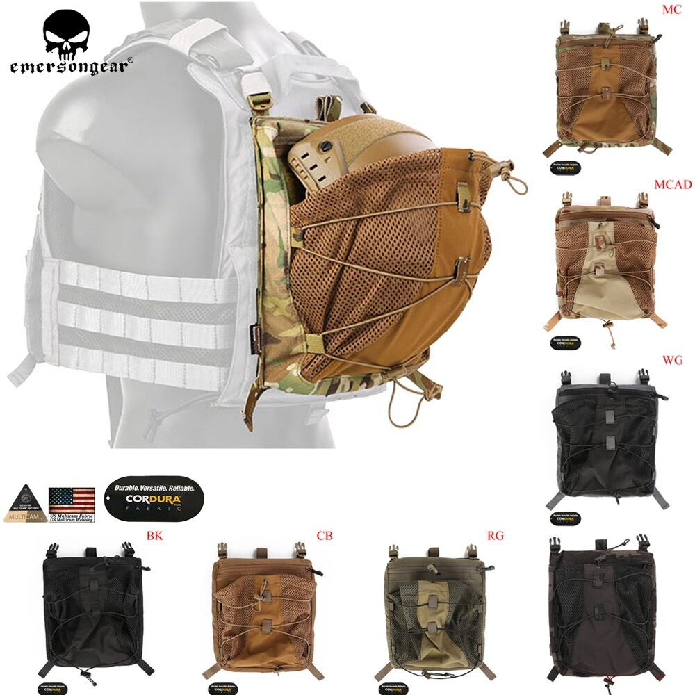 Emerson Tactical Bungee Helmet Back Panel Buckle Hook Quick Release for 420 Vest