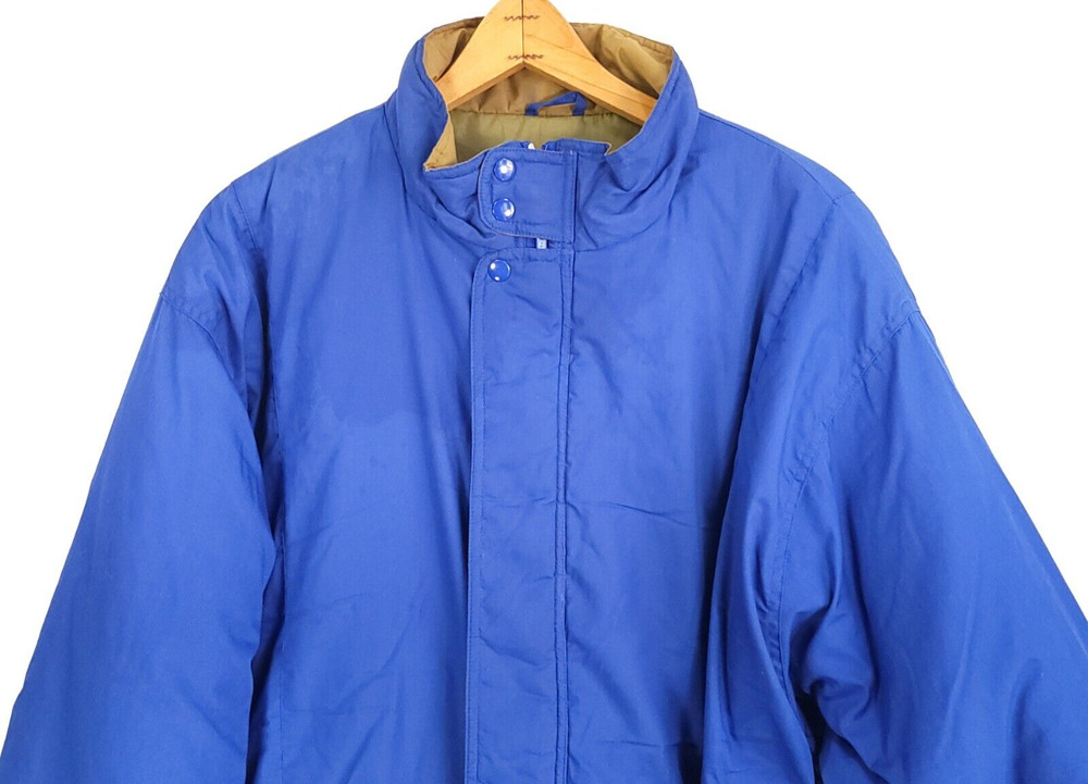 Saddlebrook Jacket Men's 2X Blue Zip Front Distressed