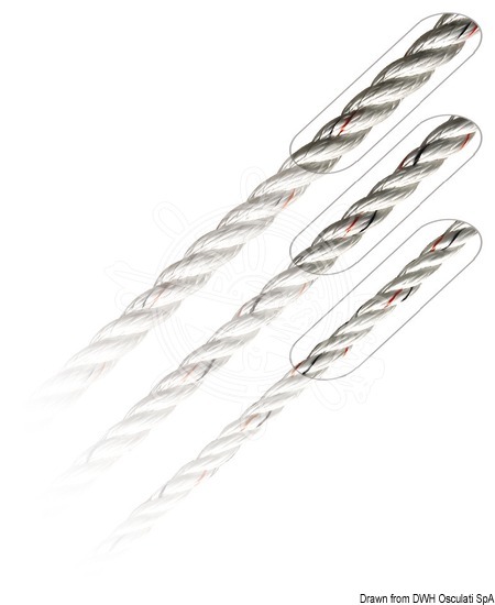 Marlow 3-Strand Pre-Stretched Line 5 mm