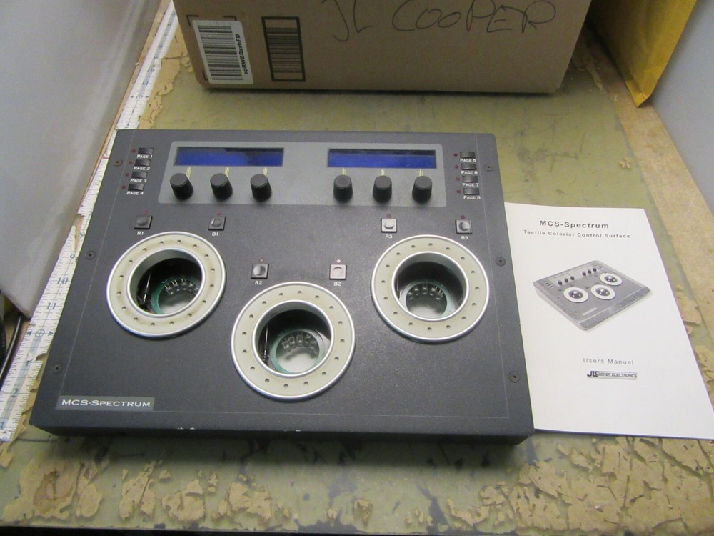 JLCooper MCS-spectrum colorist control station correction panel [5*H-20]