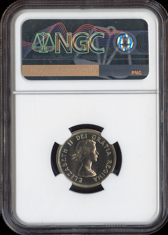 1964 Canada 5 Cents 5C NGC PL67 MAC - Quality