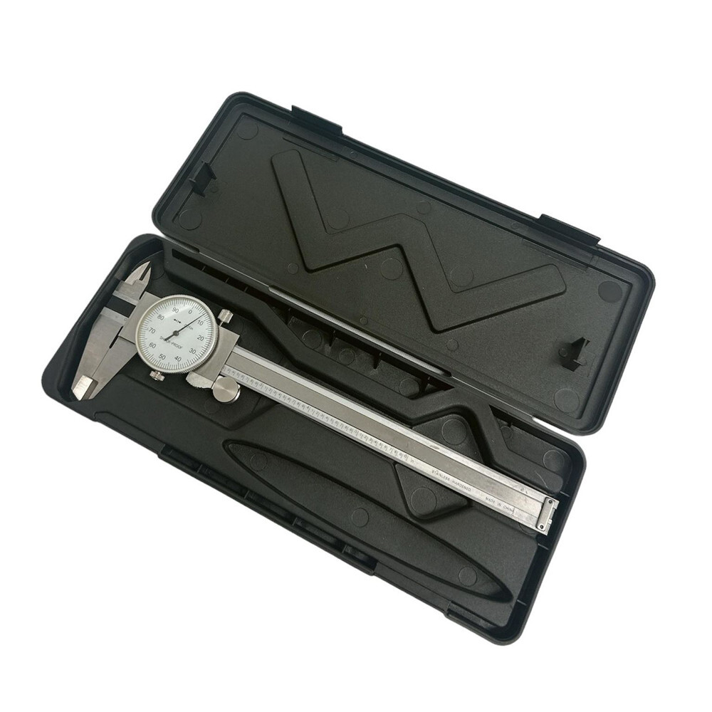 0-6" White Face Calipers; 4 Way Dial Caliper 0.001" Shock Proof