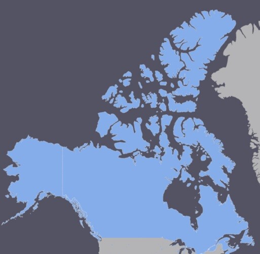 Canada Alaska GPS Map 2025 for Garmin - Latest Version
